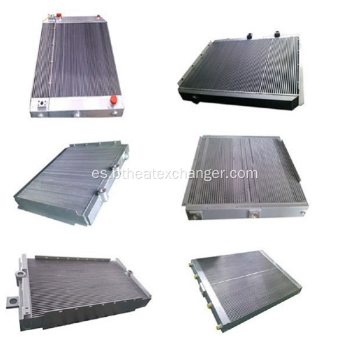 Enfriadores de barra de placa de aluminio refrigerados por aire